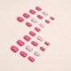 thumbnail image 3 of Uñas postizas de gel gelatinoso, cuadradas cortas, 24 piezas, tamaño 12, primavera, 3 of 4