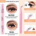 thumbnail image 3 of DIY Lash Extension Kit, Lash Cluster 72 Pcs with 72h Strong Hold Lash Bond and Seal + Cluster Eyelashes Applicator Tool Eyelash Extensions Kit for Self Applicator at Home, 3 of 10