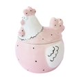 thumbnail image 1 of Tarro de almacenamiento para artículos diversos, decoración en relieve con forma de pollo, contenedor de cartón portátil S, 1 of 9