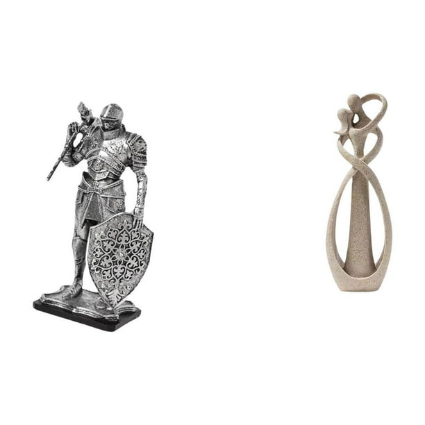 Figura De Resina De Caballero Nórdico Para Amantes, Escultura De Arte Abstracto, Adorno Para Escritorio, Armario, Oficina, Mesa, Centro De Mesa, Entrada, Estantería, Decoración, Regalo De