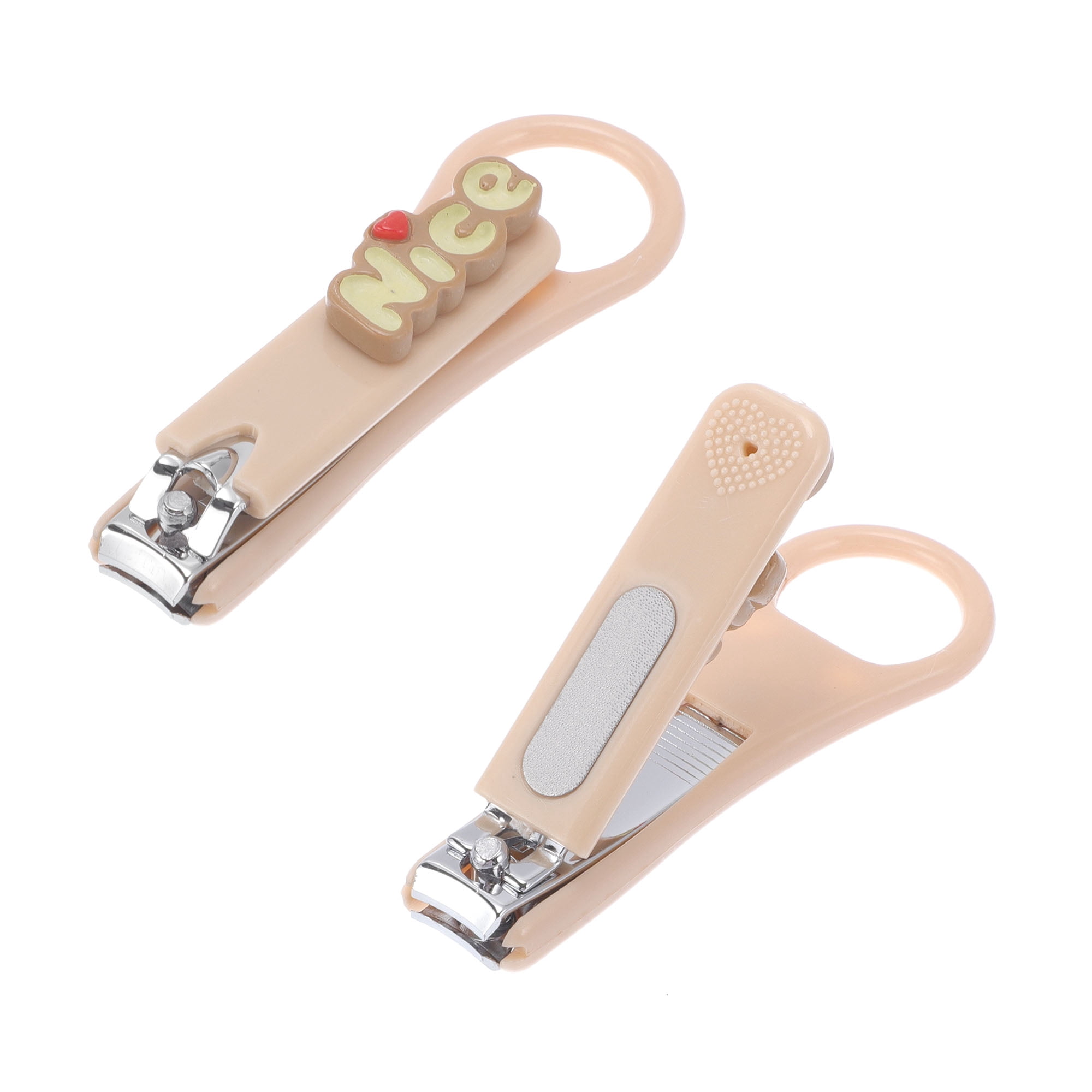 Unique Bargains Cartoon Pattern Nail Clippers 3.15"x0.98" 1 Pc Khaki