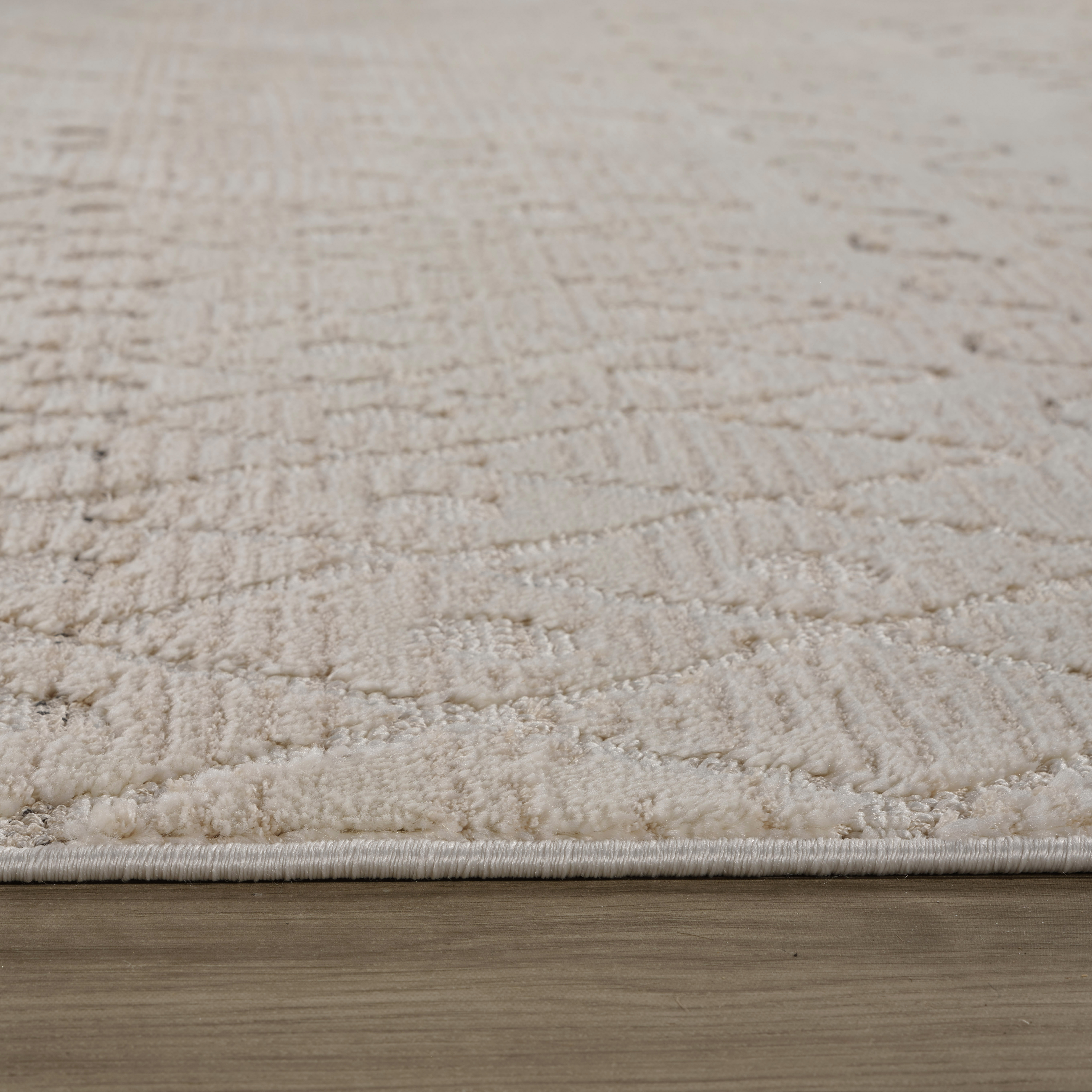 Rug Branch Astra Boho Indoor Area Rug, Beige Cream, Abstract - Living Room, Bedroom, Dining Room, and Kitchen