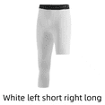 thumbnail image 3 of Pantalones de una sola pierna, pantalones ajustados de baloncesto, pantalones cortos estilo hombre, mallas de entrenamiento deportivo, pantalones para correr y fitness, 3 of 5