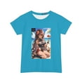 thumbnail image 2 of Ayanna's Anime"Yumi" Short Sleeve Shirt (Turquoise), 2 of 7