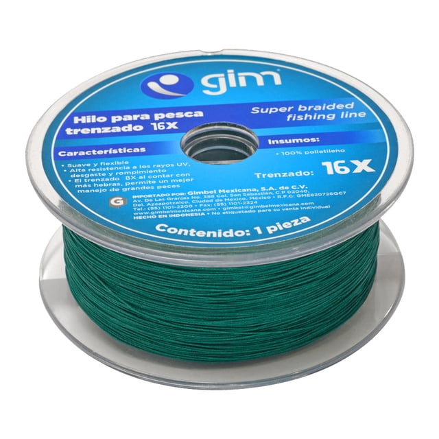 Hilo De Pesca Trenzado 28.1Kg Dia 0.35Mm 500M Gim Sports No.4