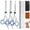 Blue, variant on DSOOLO Dog Grooming Scissors Kit 4 in 1 Professional Pet Shears with Safety Round Tips for Dogs Cats,Blue