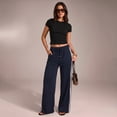 thumbnail image 6 of WQD Womens Yoga Sweatpants Joggers Wide Leg High Waisted Lounge Pants Comfy Workout Loose Pants with Pockets, 6 of 9