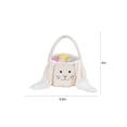 thumbnail image 3 of Cestas de Pascua para Niños Feliz Conejo de Pascua Bolso de Orejas Largas, Bolso de Almacenamiento de Balde de Cesta para la Caza de Huevos de Pascua Y Regalo para Niños, 3 of 6