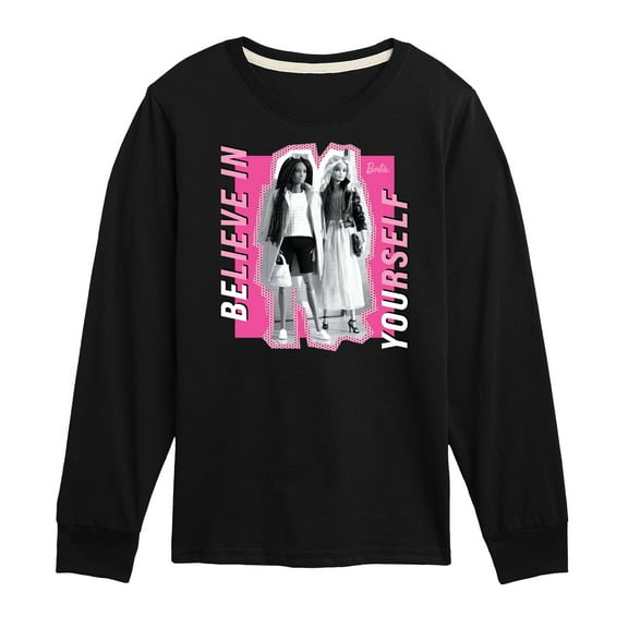 Barbie - Believe In Yourself - Toddler And Youth Long Sleeve Graphic T-Shirt