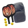 thumbnail image 3 of Premium Pickleball Paddles Set and Storage Bag Pickleball Rackets Ball Set with Lion, 3 of 9