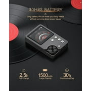 MP3 Player, Lossless DSD High Resolution Portable HiFi Digital Audio Music Player with 64GB Memory Card, Support up to 256GB
