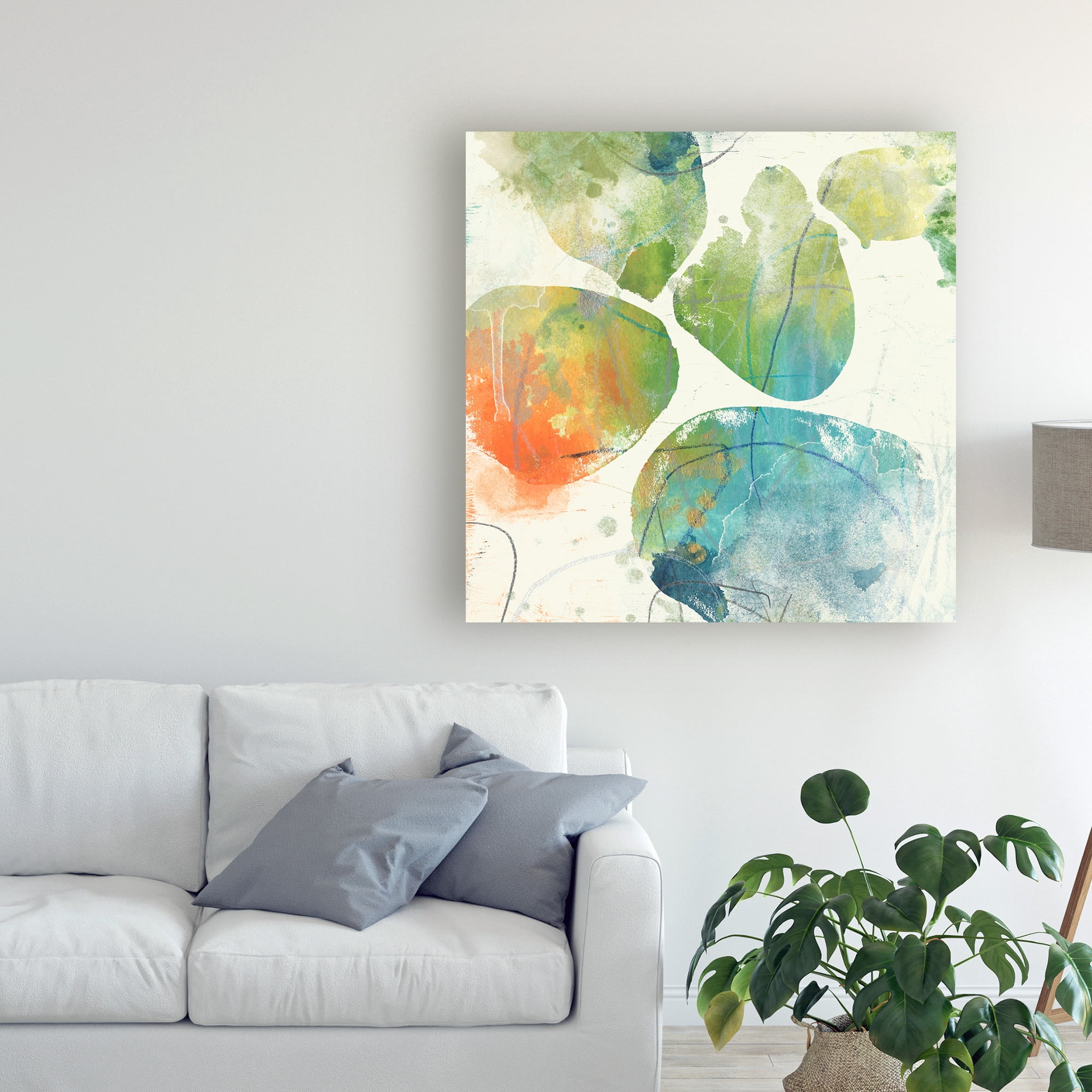Trademark Fine Art 'Color Motion I' Canvas Art by June Erica Vess