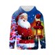 thumbnail image 3 of Sudadera con capucha para hombre, moda, bolsillos, manga larga, estampado navideño, sudadera con capucha, blusa para hombre, blusa de poliéster, 3 of 4