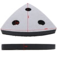 thumbnail image 6 of 80x80x80mm Triangle 3Hole Backing Pad Soft Interface Pad Hook & Loop Sanding Pad, 6 of 10