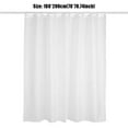 thumbnail image 4 of Cortina de baño blanca impermeable y antiincrustante Yuarrent 180 x 200 cm, 4 of 6