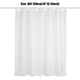 thumbnail image 4 of Cortina de baño blanca impermeable y antiincrustante Yuarrent 180 x 200 cm, 4 of 6