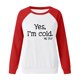 thumbnail image 4 of Moda mujer suelta cuello redondo casual manga larga impresa señoras sudadera tops Pompotops gfhjh17712, 4 of 5