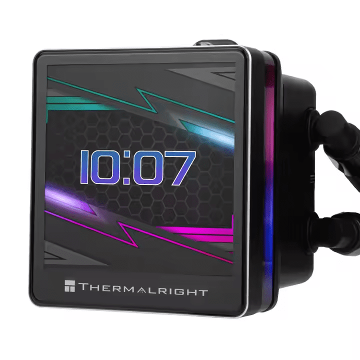 Thermalright GRAND VISION 360 Thor Hammer White ARGB 3.4-inch IPS LCD Large Screen Air CPU Water Cooler for Computers