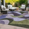 thumbnail image 3 of Dalyn Rugs Machine Washable Indoor/Outdoor Chantille ACN2141 Purple 3' x 5' Rug, 3 of 9