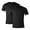 Black & Black, variant on 2 Pack Men's Quick Dry Workout T-Shirts Short Sleeve Activewear Moisture Wikcing Gym Running Tee Shirts Breathable Tee Top, Black & Black, L