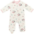 thumbnail image 3 of Disney Minnie Mouse Newborn Baby Girls 2 Pack Zip Up Sleep N' Plays Newborn to Infant, 3 of 5