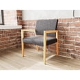 thumbnail image 4 of Pemberly Row Chaise Grand pour Invités pour Réception d'Attente, Cadre en Bois, Noir, 4 of 5