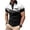 Black, variant on Men's Classic Polo Shirt Short Sleeve Shirts Summer Fashion Casual Business Large Sized Buttoned Collar Shirt