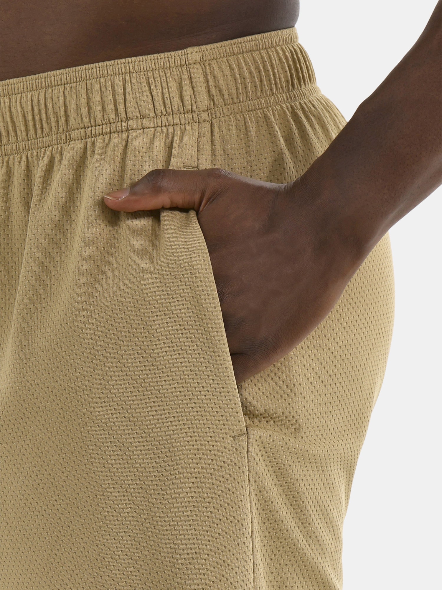 Athletic Works Men's and Big Men's Active Mesh Shorts, 9" Inseam, Sizes XS-5XL