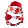 thumbnail image 4 of Conjunto de arnés de seguridad ajustable para perros y cachorros, correa para perros acolchada y transpirable, chaleco con arnés para el pecho con asa para perros pequeños, medianos y grandes, entrenamiento para caminar-M, rojo oso de fresa Electrónica, 4 of 5
