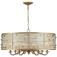 thumbnail image 4 of Beaumont Lane 8 Light Filigree Mist Shade Chandelier in Peruvian Gold, 4 of 5