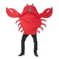 thumbnail image 1 of Gupgi Costume de Crabe Lobster pour Adulte, Tenue d'Animal d'Halloween pour Femmes et Hommes, Nouveauté, Hauts de Cosplay de Crabe Lobster Rouges, Taille Unique, 1 of 6