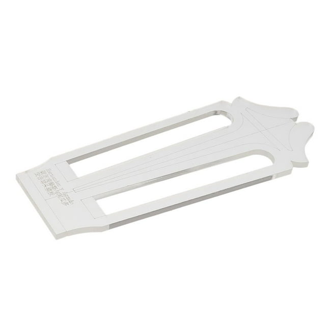 ZheElen Constructive Classical Guitar Headstock Template Efficient Acrylic Tool For Dedicated Guitar Enthusiasts DIY Making Tool