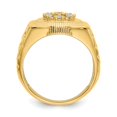 thumbnail image 3 of Auriga Fine Jewelry 14K Yellow Gold AA Diamond Men's ring Size- 11.5, 3 of 7