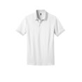 thumbnail image 5 of District Made Mens Stretch Pique Polo-XS (White), 5 of 6
