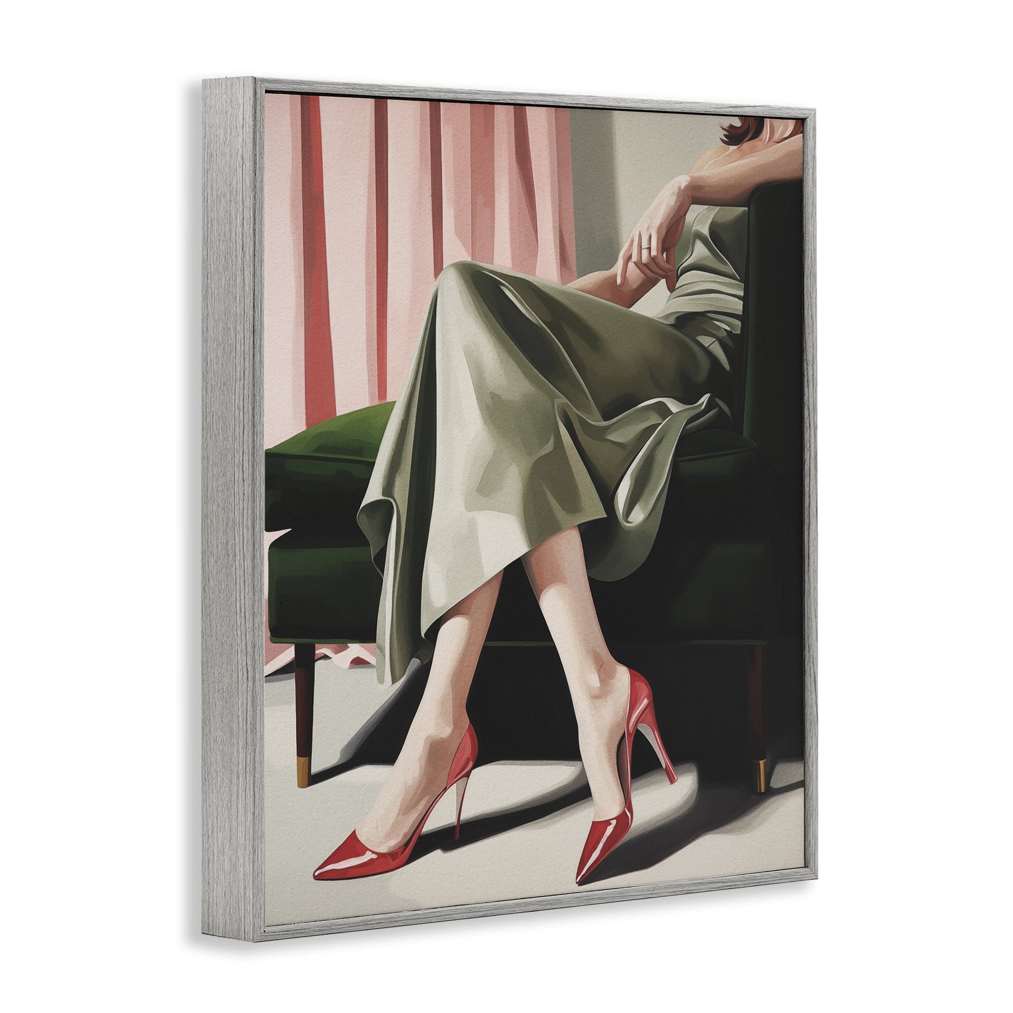 Stupell Industries Waiting For The Guests Gray Framed Giclee Art, design by Andreas Magnusson
