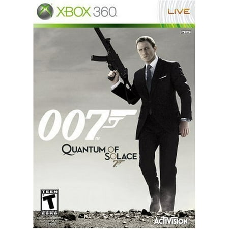 James Bond 007: Quantum of Solace - Xbox 360, You are the new Bond - Employ all of your Bond skills in high-octaneWalmartbat, chaotic gunfights and precise.., By (Best James Bond Games)
