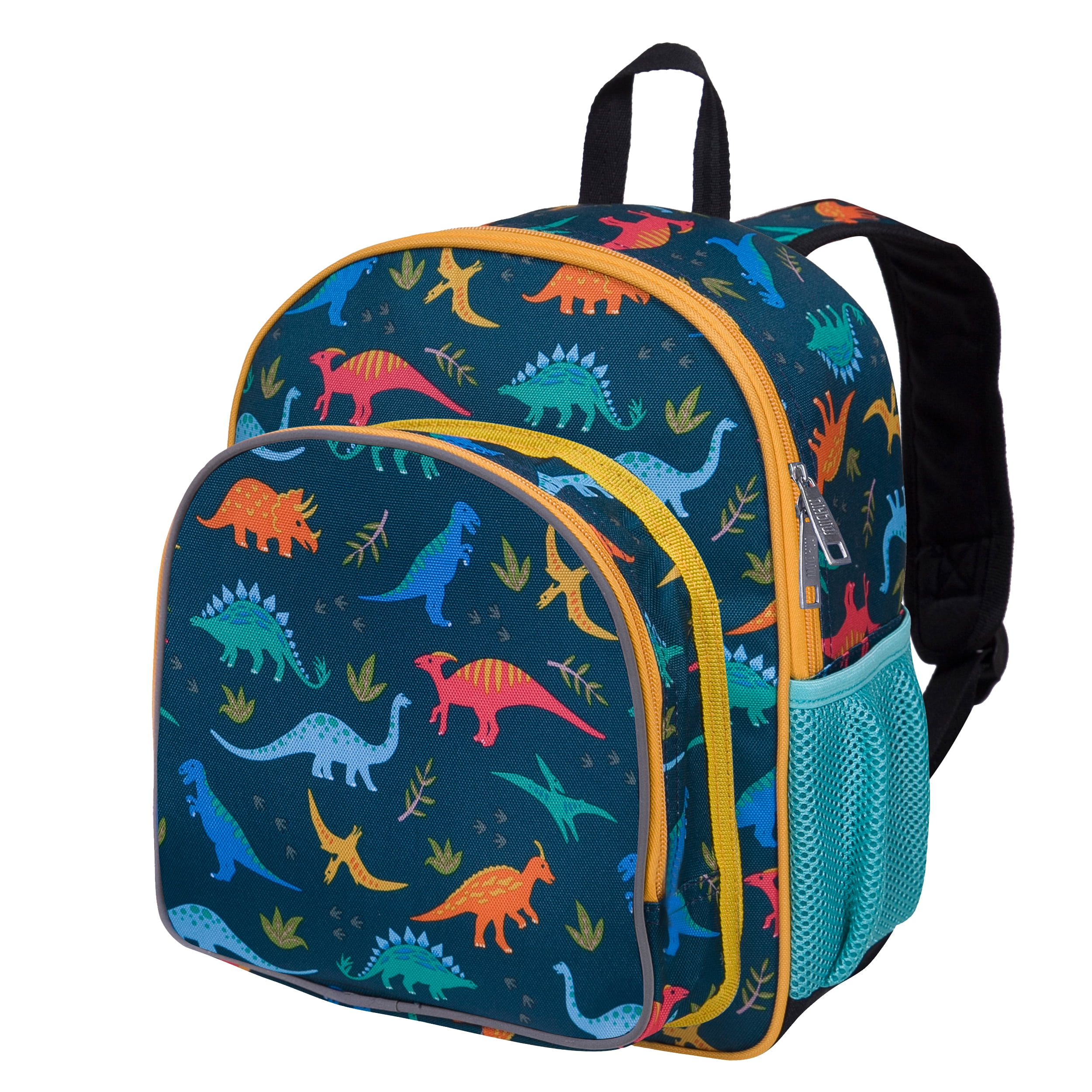 Wildkin Kids 12 Inch Backpack for Toddler Boys and Insulated Pocket (Jurassic Dinosaurs Green) - Walmart.com