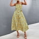 thumbnail image 4 of Moda mujer verano Casual estampado Camis sin mangas vendaje vestido largo Fridja  hjkh3713, 4 of 8
