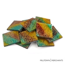 Milltown Merchants Peacock Mega Mosaic Tile 1.8 Inch Large (3 lbs)