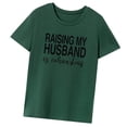 thumbnail image 4 of Camiseta básica para mujer, camisetas suaves de verano, camisa con cuello redondo para desplazamientos, vacaciones, trabajo, compras L, 4 of 10