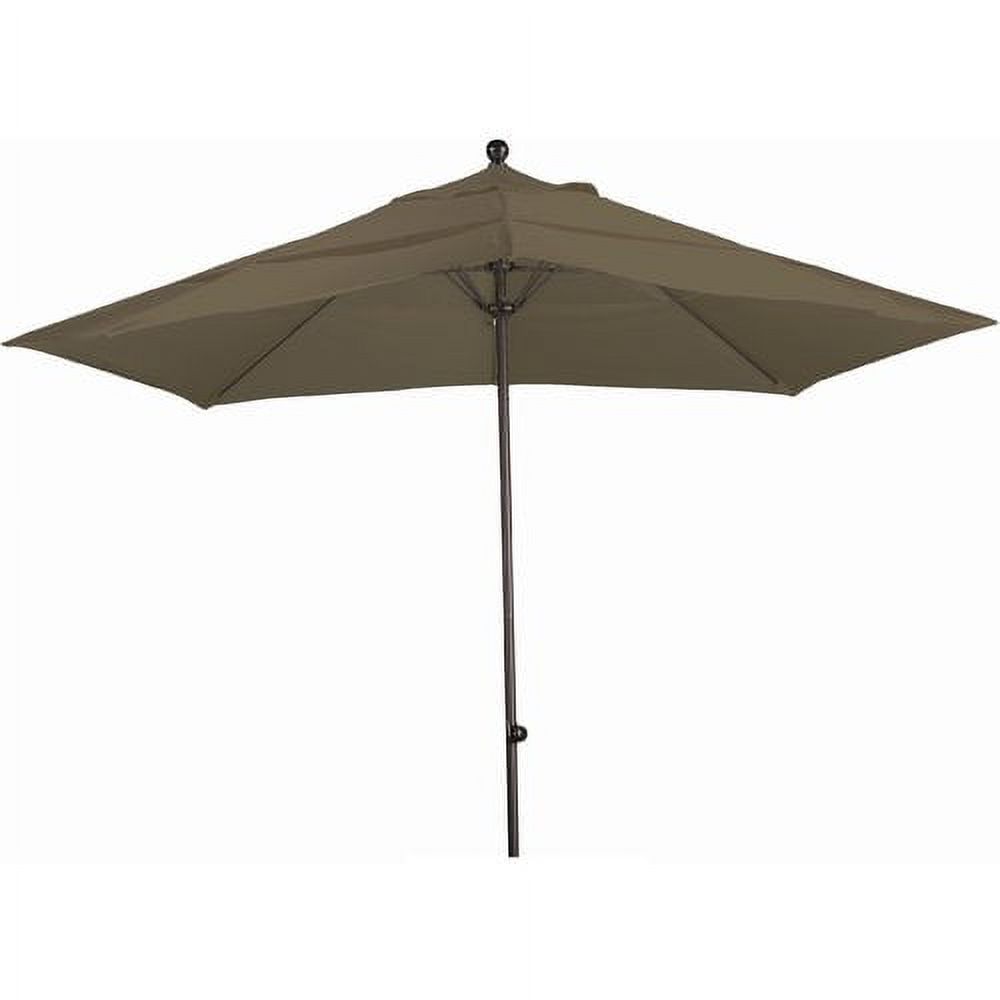 11' Fiberglass Market Umbrella EasyLift No Crank No Tilt Bronze/Sesame Linen - image 3 of 7