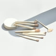 thumbnail image 5 of Set of soft and fluffy makeup brushes for eyes foundation blush blush beauty makeup tool for women (17pcs coffee), 5 of 5
