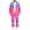 Hot Pink, variant on Colorblock Tracksuit Set for Men Full Zip Jacket and Matching Athletic Pants Relaxed Fit Casual Sportswear Outfit for Streetwear Travel Training and Everyday Wear