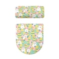 thumbnail image 2 of HELLHERO Toilet Cover Set 17"x21" Soft Washable for Bathroom Accessories Cartoon Rabbit, 2 of 6
