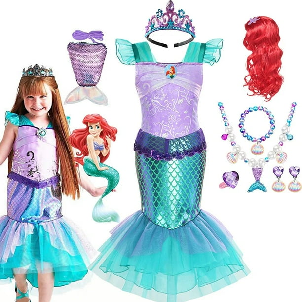 Disfraz de ariel para niñas hotsell