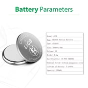 LiCB CR2025 Lithium Batteries 3 Volt Coin & Button Cell (10 Pack)