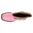 thumbnail image 4 of Roper Girls Glitter Square Toe Pull On Cowboy   Mid Calf Boots, 4 of 5