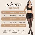 thumbnail image 5 of Manzi 2 Pairs Control Top Pantyhose Sheer 40D High Waist Sheer Tights For Women With Reinforced Toes, 5 of 7