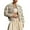 Apricot, variant on PUWEI Women's Daisy Embroidered Cropped Short Jacket Quilted Puffer Jackets Padded Coat Outerwear