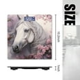 thumbnail image 2 of High Precision Body Weight Scale Smart Bathroom Scales with Large LCD Display(400lbs),Decorative for Bedroom-White Horse Surrounded By Cherry Blossoms, 2 of 4